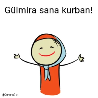 🤗 emoji Ğülmira @Qonshubot Telegram sticker 18 of 31