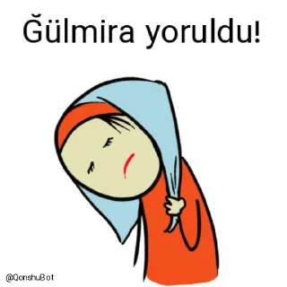 😣 emoji Ğülmira @Qonshubot Telegram sticker 9 of 31