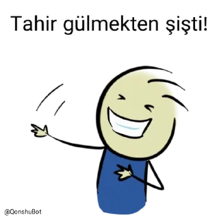 🤣 emoji Tahir @Qonshubot Telegram sticker 23 of 31