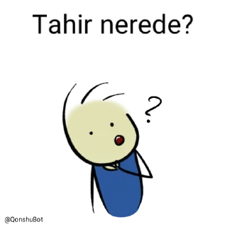 🤔 emoji Tahir @Qonshubot Telegram sticker 5 of 31