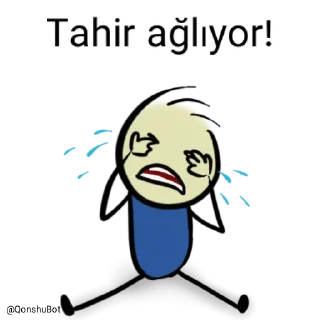 😭 emoji Tahir @Qonshubot Telegram sticker 14 of 31