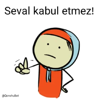 Sticker from Seval @Qonshubot