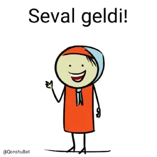 Sticker from Seval @Qonshubot
