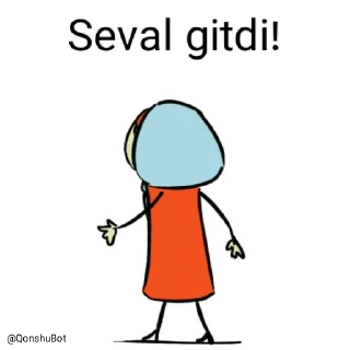Sticker from Seval @Qonshubot
