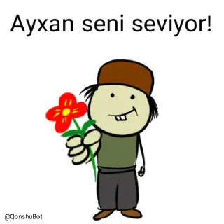 ❤️ emoji Ayxan @Qonshubot Telegram sticker 8 of 31