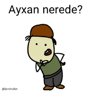 🤔 emoji Ayxan @Qonshubot Telegram sticker 5 of 31