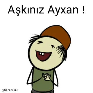 ❤️ emoji Ayxan @Qonshubot Telegram sticker 7 of 31