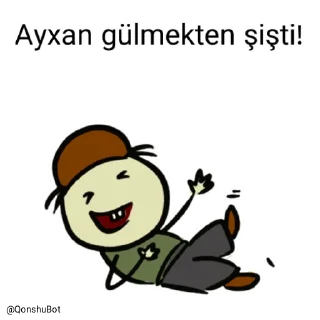 🤣 emoji Ayxan @Qonshubot Telegram sticker 23 of 31