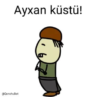 😒 emoji Ayxan @Qonshubot Telegram sticker 13 of 31