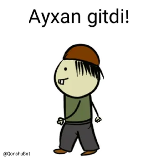 ✋️ emoji Ayxan @Qonshubot Telegram sticker 2 of 31