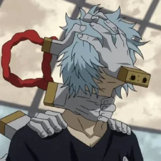 Sticker from ⚡️ Shigaraki tomura ⚡️⚡️ @flame_stickers ⚡️