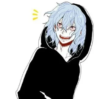 Sticker from ⚡️ Shigaraki tomura ⚡️⚡️ @flame_stickers ⚡️