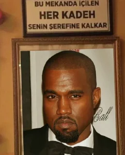 Sticker from yeezus