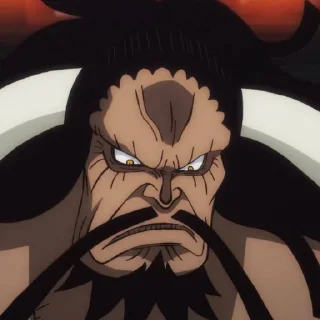😠 emoji Kaido @StickersofAnime Telegram sticker 16 of 58
