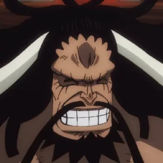 😁 emoji Kaido @StickersofAnime Telegram sticker 15 of 58