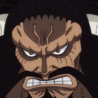 😠 emoji Kaido @StickersofAnime Telegram sticker 23 of 58