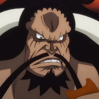 😠 emoji Kaido @StickersofAnime Telegram sticker 17 of 58