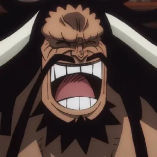 😄 emoji Kaido @StickersofAnime Telegram sticker 14 of 58