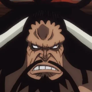 😒 emoji Kaido @StickersofAnime Telegram sticker 13 of 58