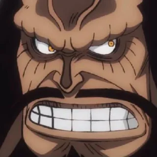 😒 emoji Kaido @StickersofAnime Telegram sticker 10 of 58