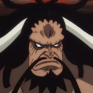 😒 emoji Kaido @StickersofAnime Telegram sticker 12 of 58