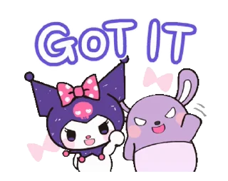 😊 emoji 𝐾𝑢𝑟𝑜 & 𝑀𝑒𝑙𝑜🌂 @MTHRK11 ⤶ Telegram sticker 19 of 110