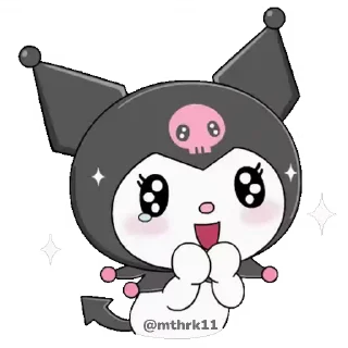 🥹 emoji 𝐾𝑢𝑟𝑜 & 𝑀𝑒𝑙𝑜🌂 @MTHRK11 ⤶ Telegram sticker 23 of 110