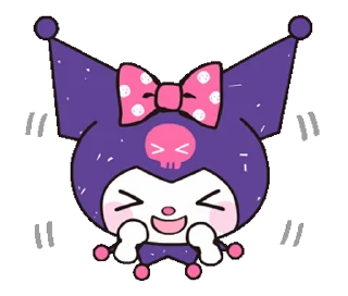 😂 emoji 𝐾𝑢𝑟𝑜 & 𝑀𝑒𝑙𝑜🌂 @MTHRK11 ⤶ Telegram sticker 7 of 110