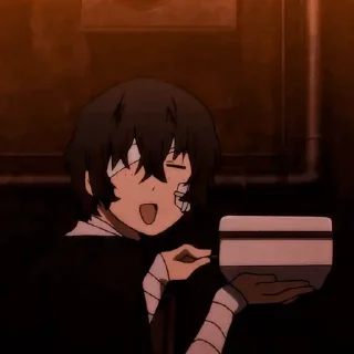 🥀 emoji '𝑫𝒂𝒛𝒂𝒊.太宰治 ⁭⁫
@Dazai_Osamu Telegram sticker 20 of 70