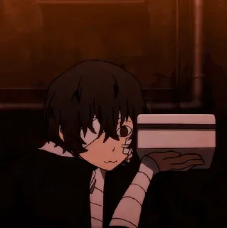 🥀 emoji '𝑫𝒂𝒛𝒂𝒊.太宰治 ⁭⁫
@Dazai_Osamu Telegram sticker 18 of 70