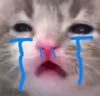 😭 emoji Kitties @MyselfMeandIo Telegram sticker 24 of 50