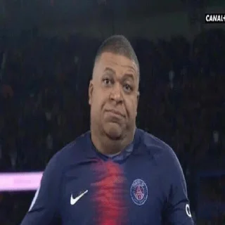 Sticker from Mbappe