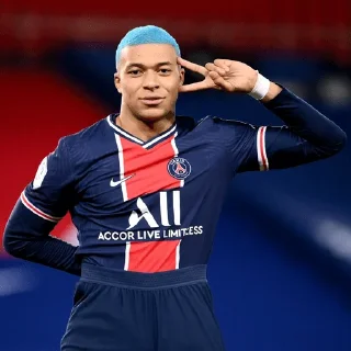 Sticker from Mbappe