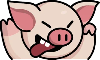 Sticker from LIHKG Pig