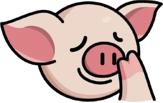 Sticker from LIHKG Pig