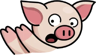 Sticker from LIHKG Pig