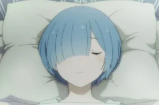 😴 emoji Резеро Рэм Telegram sticker 9 of 25