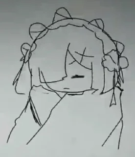 😔 emoji Резеро Рэм Telegram sticker 20 of 25