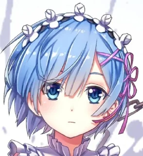 😐 emoji Резеро Рэм Telegram sticker 6 of 25