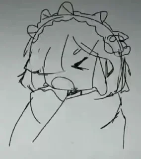 😣 emoji Резеро Рэм Telegram sticker 21 of 25