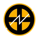 Sticker from white front