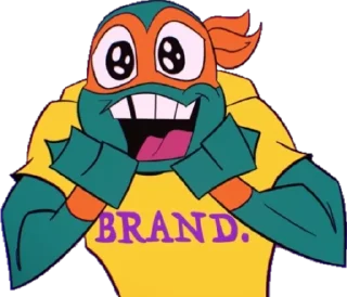 🤩 emoji 🧡 Michelangelo 🧡 Telegram sticker 6 of 16
