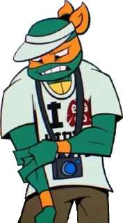 😔 emoji 🧡 Michelangelo 🧡 Telegram sticker 11 of 16