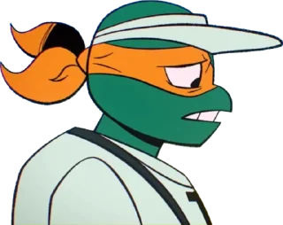 😣 emoji 🧡 Michelangelo 🧡 Telegram sticker 7 of 16