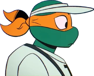 😶 emoji 🧡 Michelangelo 🧡 Telegram sticker 8 of 16