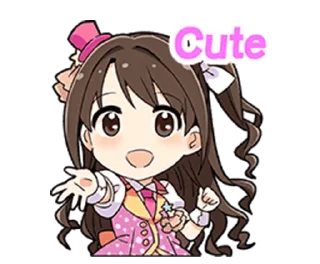 Sticker from Cinderella Girls Cute