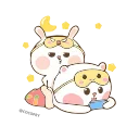 😴 emoji Marshmallow Couple2-@MochaStickers Telegram sticker 21 of 27