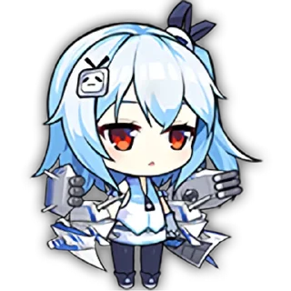 Sticker from Azur Lane Chibi