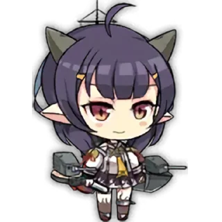 Sticker from Azur Lane Chibi