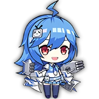 Sticker from Azur Lane Chibi